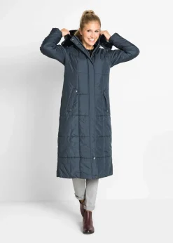 bonprix Jacken & Mäntel|Bekleidung·Hosen^Leichter Steppmantel nachtblau