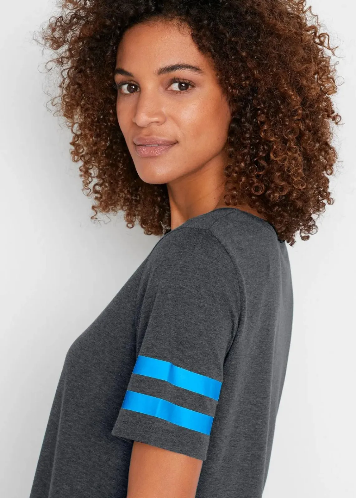 bonprix Shirts & Tops|Sportbekleidung^Leichtes Sport-Shirt (2er Pack) anthrazit meliert+petrol meliert