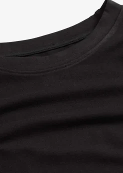 bonprix Thermounterwäsche^Leichtes Thermo Langarmshirt schwarz
