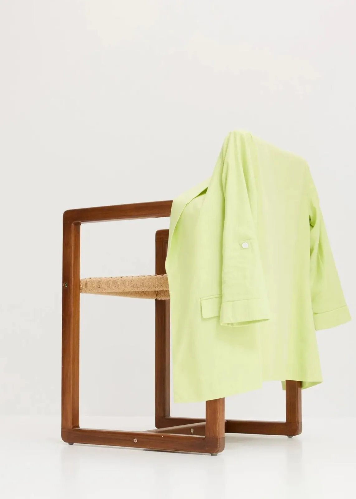 bonprix Blazer|Bekleidung·Basics^Leinen Blazer mintgrün