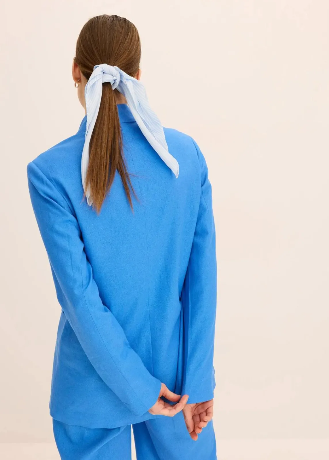 bonprix Blazer^Leinen-Blazer gletscherblau