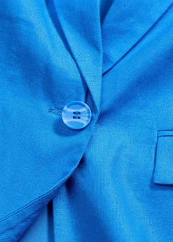 bonprix Blazer^Leinen-Blazer gletscherblau