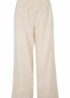 bonprix Bekleidung·Kleider|Hosen^Leinen-Culotte, wadenlang kieselbeige