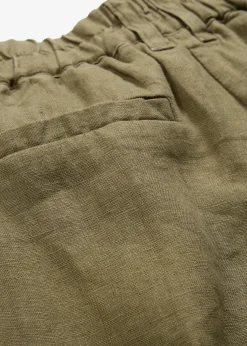 bonprix Nachhaltigere Materialien|Hosen^Leinenhose dunkeloliv