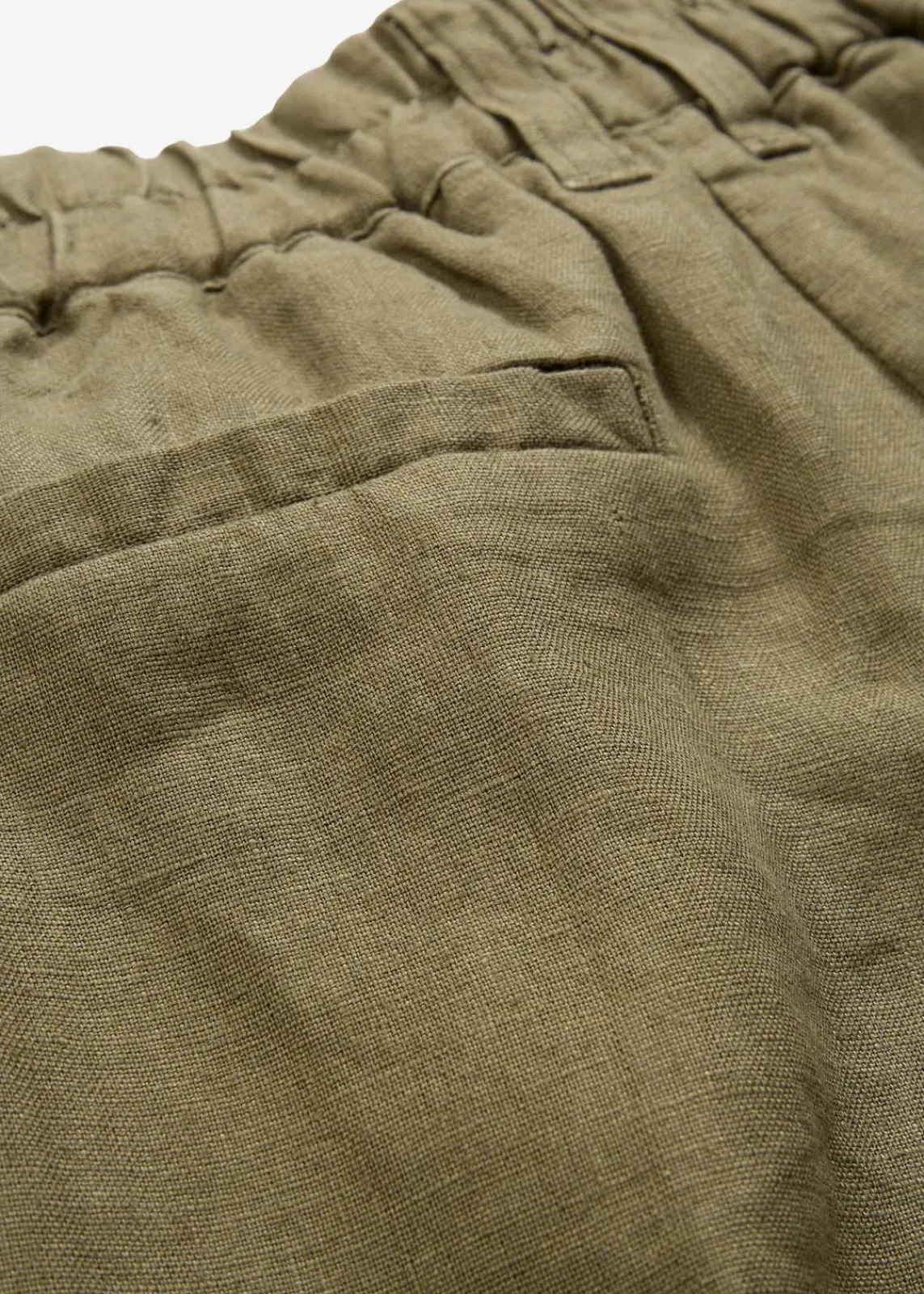bonprix Nachhaltigere Materialien|Hosen^Leinenhose dunkeloliv