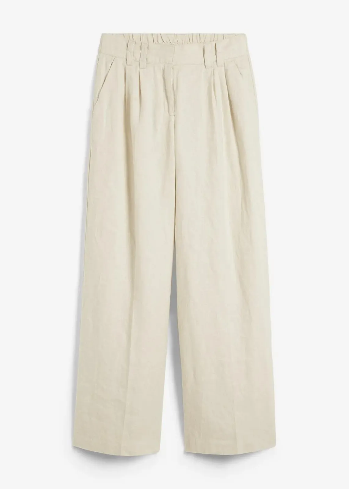 bonprix Bekleidung·Kleider|Premium^Leinenhose hellsand