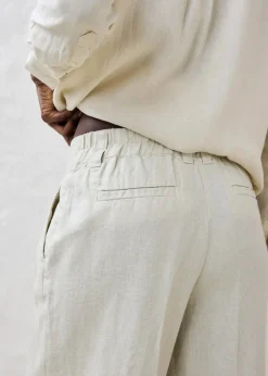 bonprix Bekleidung·Kleider|Premium^Leinenhose hellsand