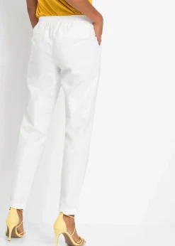 bonprix Hosen|Bekleidung·Kleider^Leinenhose weiß
