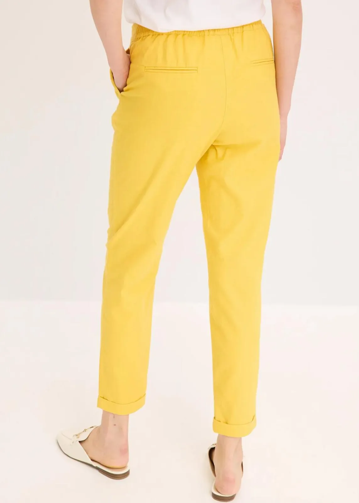 bonprix Hosen|Bekleidung·Kleider^Leinenhose lemoncurry