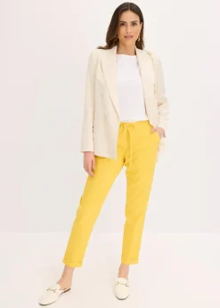 bonprix Hosen|Bekleidung·Kleider^Leinenhose lemoncurry