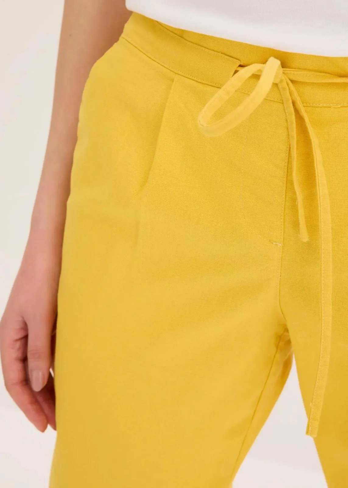 bonprix Hosen|Bekleidung·Kleider^Leinenhose lemoncurry