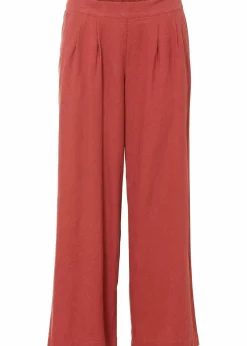 bonprix Bekleidung·Kleider|Hosen^Leinenhose marsalabraun