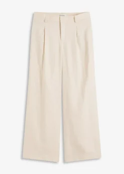 bonprix Bekleidung·Kleider|Hosen^Leinenhose Palazzo hellsand