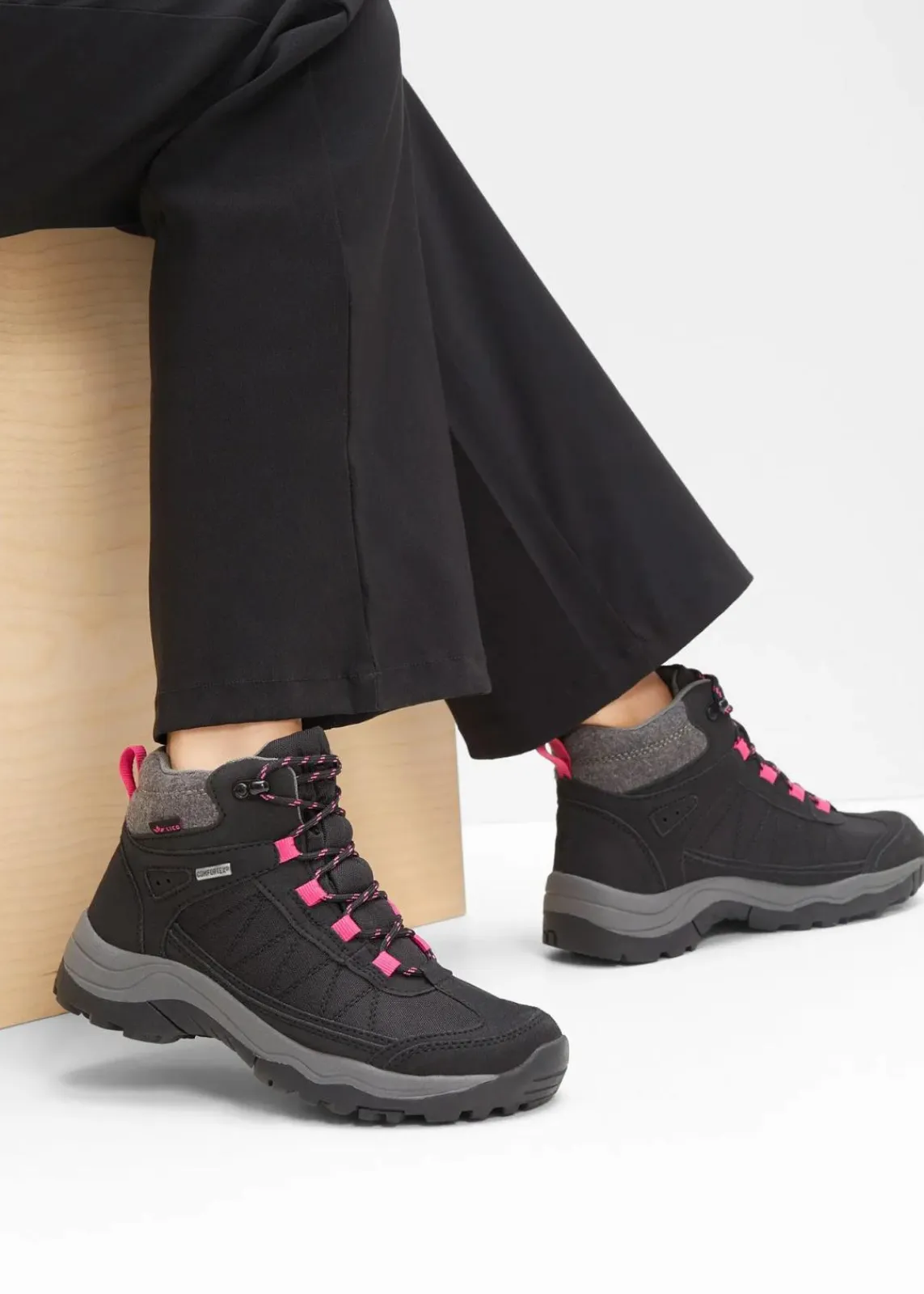 Lico High Heels|Sport- & Trekkingschuhe^Trekkingschuh schwarz/pink
