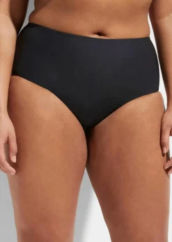 bonprix Nachhaltigere Materialien|Mix & Match^Light Highwaist Shape-Bikinihose schwarz