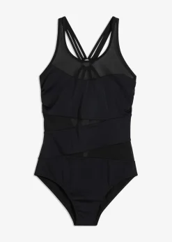 bonprix Nachhaltigere Materialien|Shapewear^Light Shape Badeanzug schwarz
