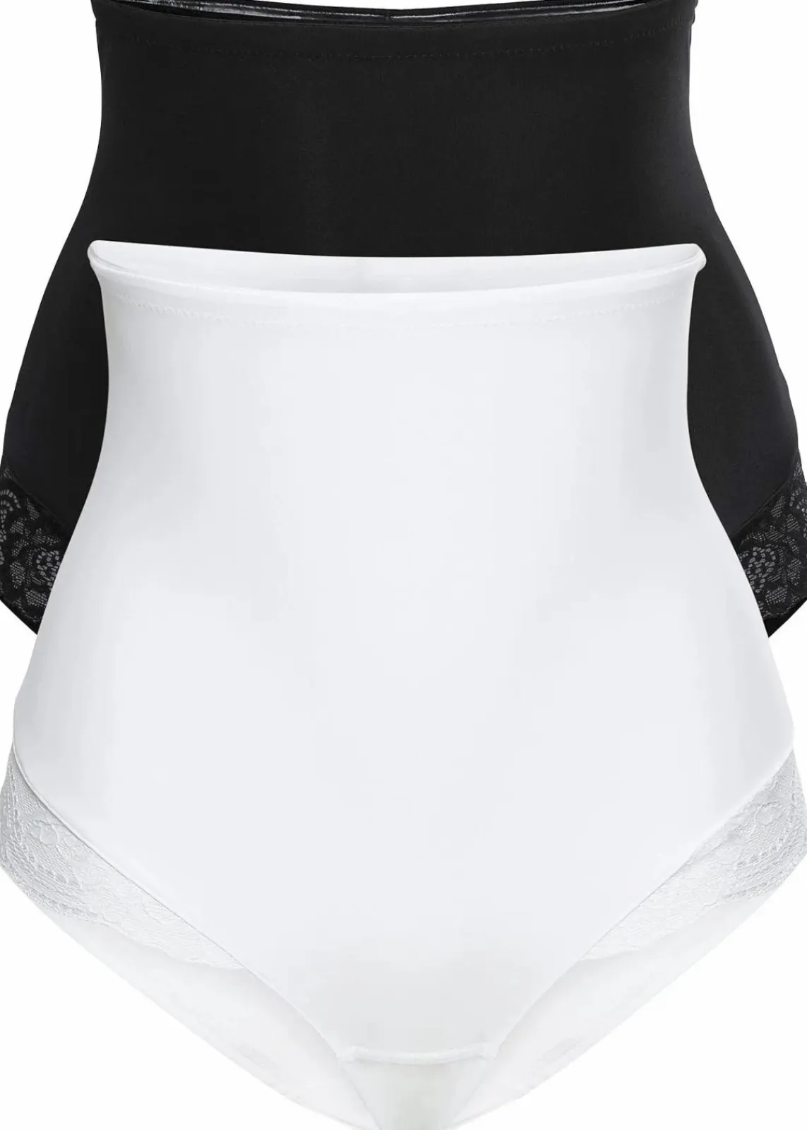 bonprix Wäsche·Shapewear|Wäsche·Höschen^Light Shape Panty (2er Pack) schwarz + weiß