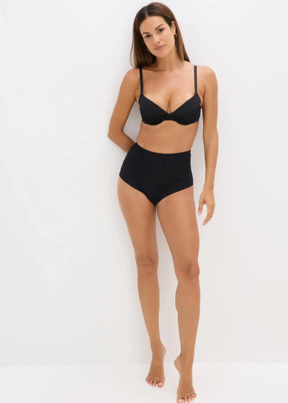 bonprix Shapewear|Höschen^Light Shape Slip aus softem Modal schwarz