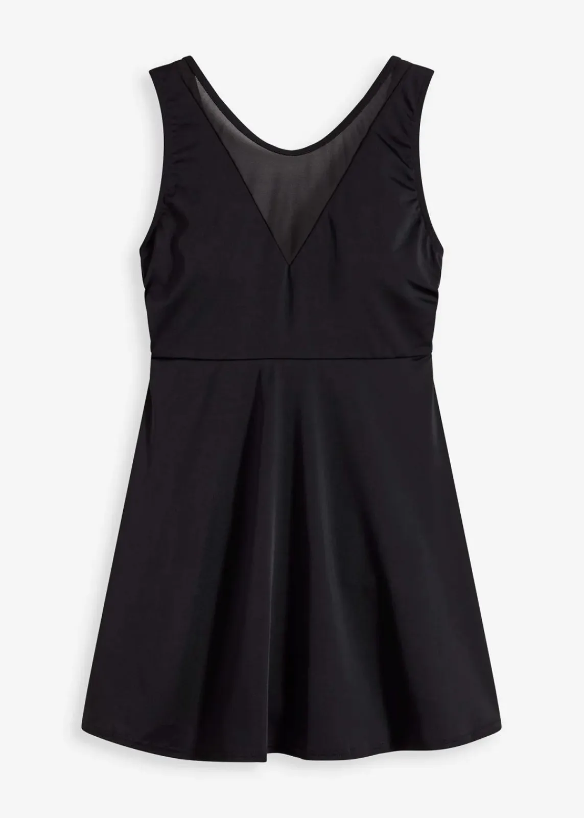 bonprix Nachhaltigere Materialien|Badekleider^Light Shape-Badekleid mit Mesh schwarz