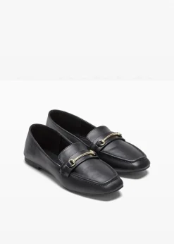 bonprix Slipper & Halbschuhe|Loafer^Loafer schwarz