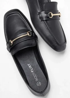bonprix Slipper & Halbschuhe|Loafer^Loafer schwarz