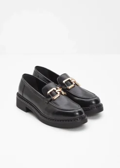 bonprix Slipper & Halbschuhe|Loafer^Loafer schwarz