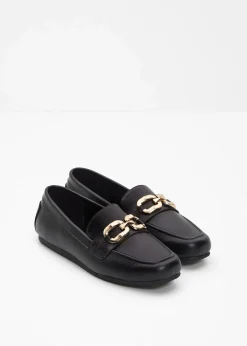 bonprix Slipper & Halbschuhe|Loafer^Loafer schwarz