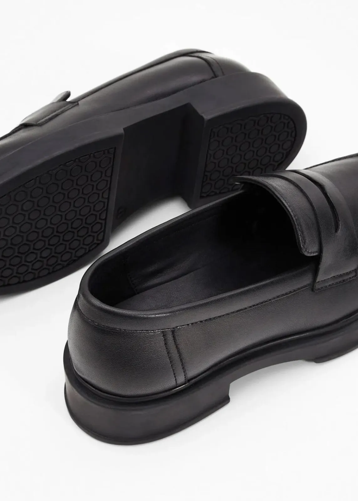 bonprix Slipper & Halbschuhe|Loafer^Loafer aus Leder schwarz