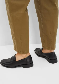 bonprix Slipper & Halbschuhe|Loafer^Loafer aus Leder schwarz
