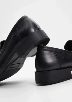 bonprix Slipper & Halbschuhe|Loafer^Loafer aus Leder schwarz