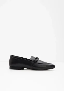 bonprix Slipper & Halbschuhe|Loafer^Loafer aus Leder schwarz