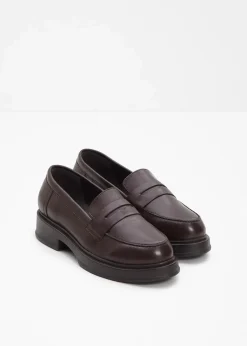 bonprix Nachhaltigere Materialien|Premium^Loafer aus Leder dunkelbraun