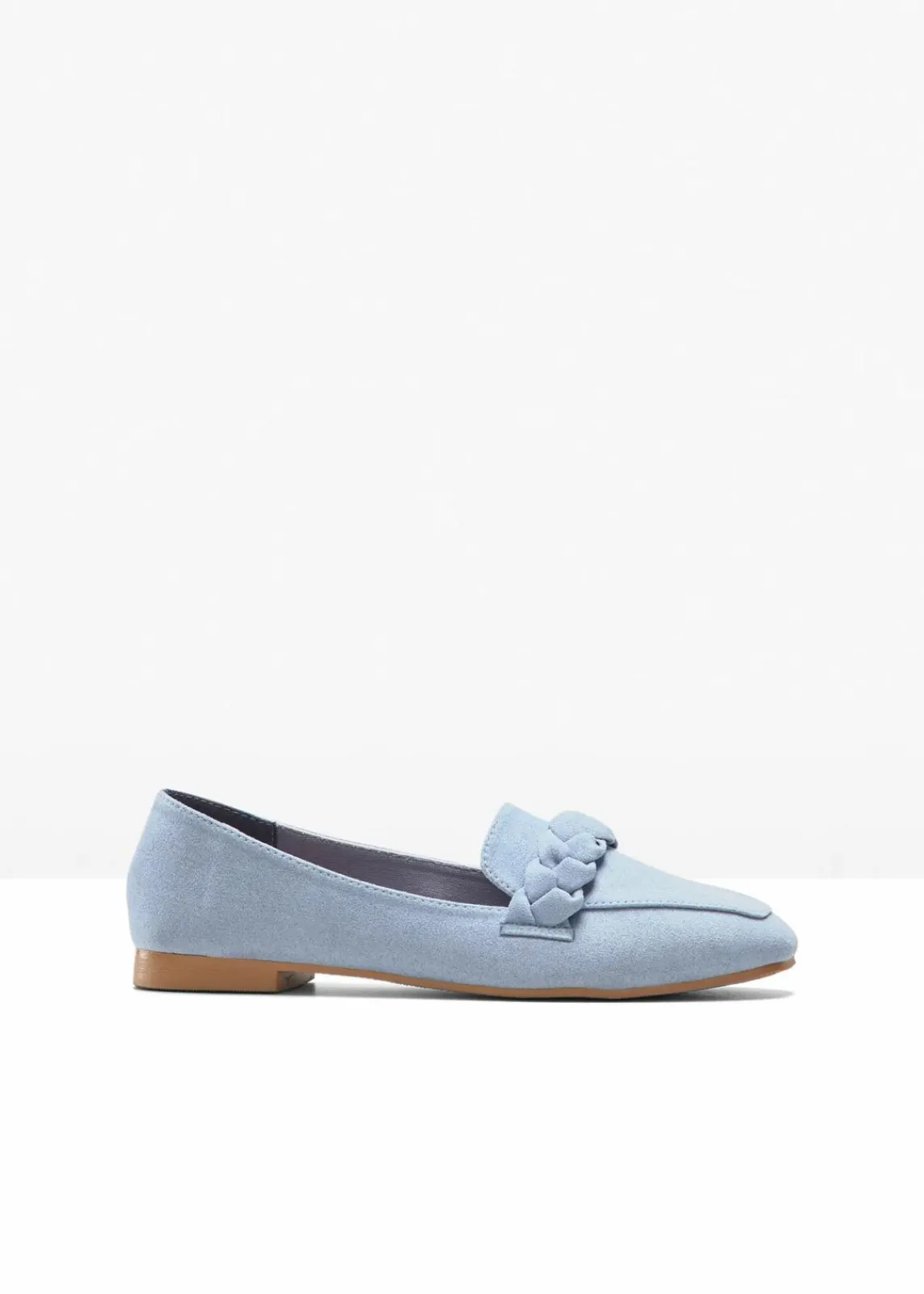 bonprix Sommerschuhe|Loafer^Loafer mit Flechtdetails jeansblau
