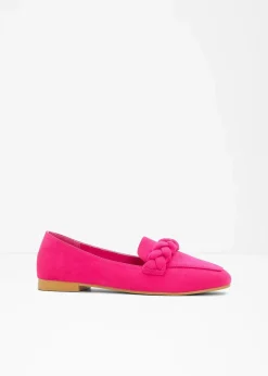 bonprix Slipper & Halbschuhe|Loafer^Loafer mit Flechtdetails pinklady