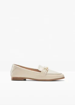 bonprix Slipper & Halbschuhe|Loafer^Loafer mit Schnalle hellsand