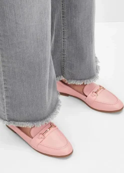 bonprix Sommerschuhe|Loafer^Loafer mit Schnalle rosa