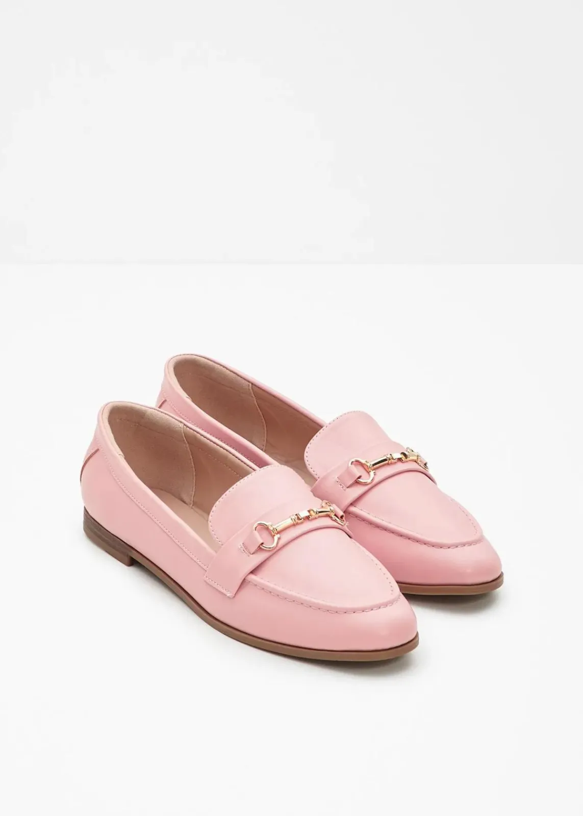 bonprix Sommerschuhe|Loafer^Loafer mit Schnalle rosa