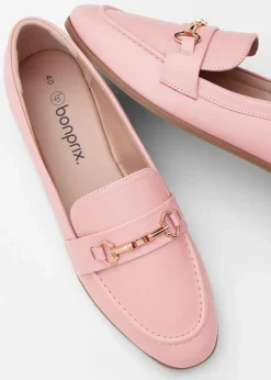bonprix Sommerschuhe|Loafer^Loafer mit Schnalle rosa