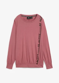 bonprix Shirts & Tops|Nachhaltigere Materialien^Lockeres Sport-Shirt softbeere bedruckt