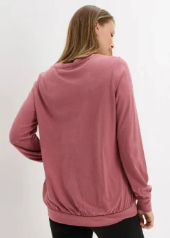 bonprix Shirts & Tops|Nachhaltigere Materialien^Lockeres Sport-Shirt softbeere bedruckt