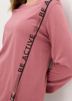 bonprix Shirts & Tops|Nachhaltigere Materialien^Lockeres Sport-Shirt softbeere bedruckt