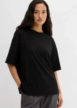 bonprix Shirts & Tops^Lockeres T-Shirt aus Baumwoll-Mix schwarz