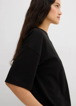 bonprix Shirts & Tops^Lockeres T-Shirt aus Baumwoll-Mix schwarz