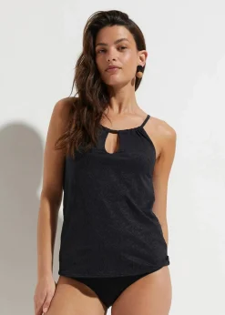 bonprix Tankinis^Long Tankini (2-tlg.Set) schwarz