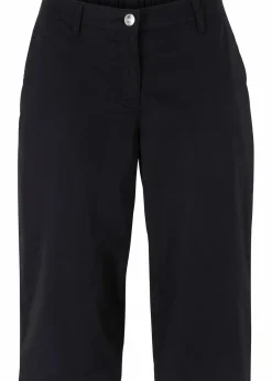 bonprix Bekleidung·Outdoorbekleidung|Bekleidung·Kleider^Long-Bermuda mit elastischem Bund schwarz