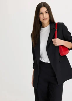 bonprix Blazer^Longblazer schwarz