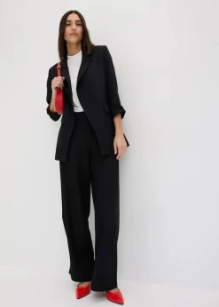 bonprix Blazer^Longblazer schwarz