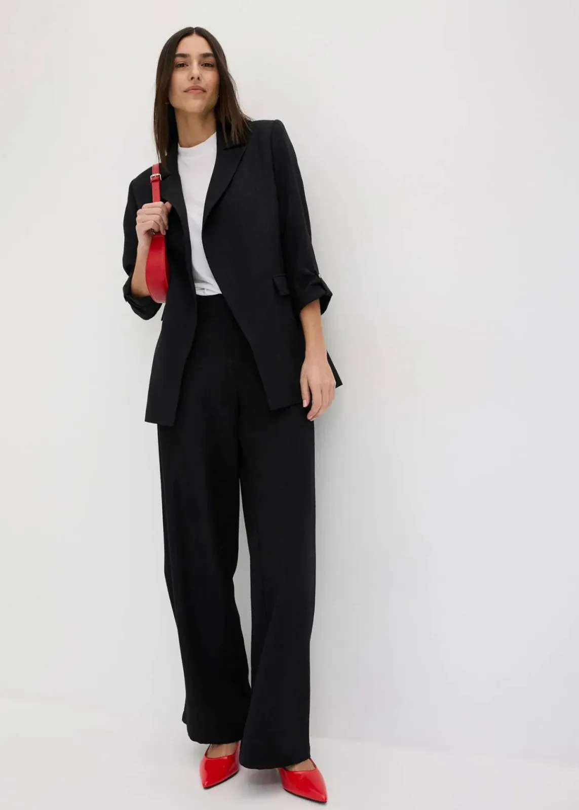 bonprix Blazer^Longblazer schwarz