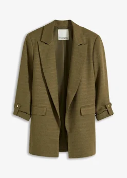 bonprix Blazer^Longblazer dunkeloliv