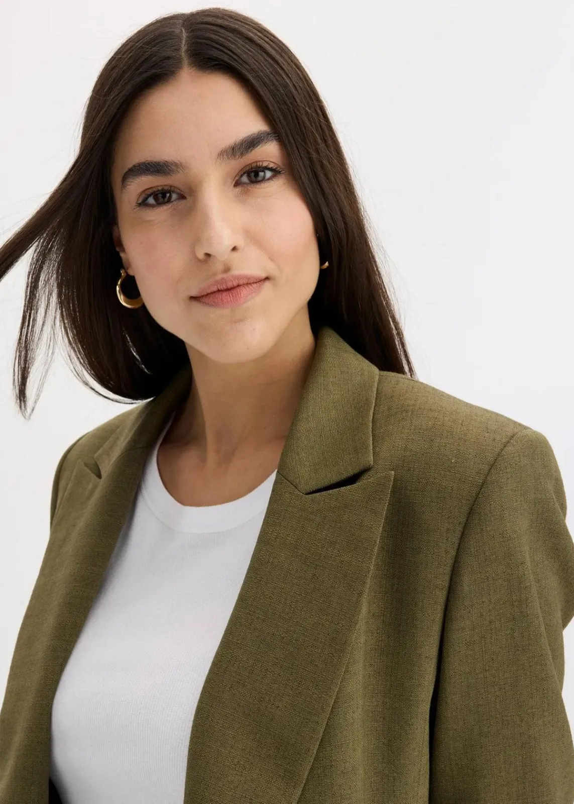 bonprix Blazer^Longblazer dunkeloliv